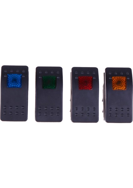 Su Geçirmez Rocker Geçiş Anahtarı Araba Tekne Deniz Rocker Anahtarı Düğmesi 4pin Anahtarı Jessica (Yurt Dışından) fırsatları