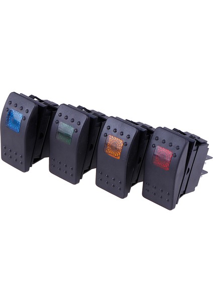 Su Geçirmez Rocker Geçiş Anahtarı Araba Tekne Deniz Rocker Anahtarı Düğmesi 4pin Anahtarı Jessica (Yurt Dışından) indirimleri