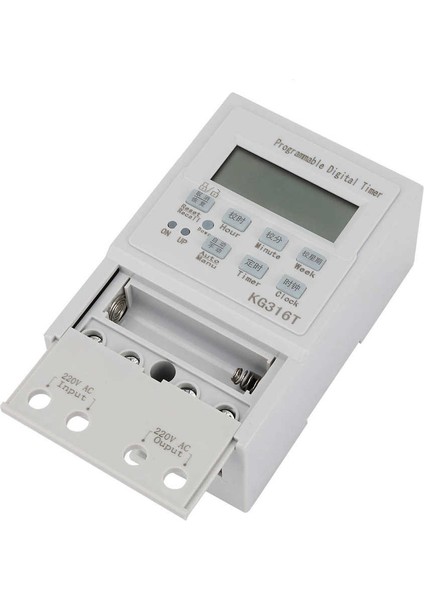 Dijital Zaman Anahtarları Manuel/otomatik Programlanabilir Zamanlayıcı KG316T Ac 220V Elektrikli Ev Aletlerinin Aydınlatılması Için Mikro Bilgisayar (Yurt Dışından) fiyatları