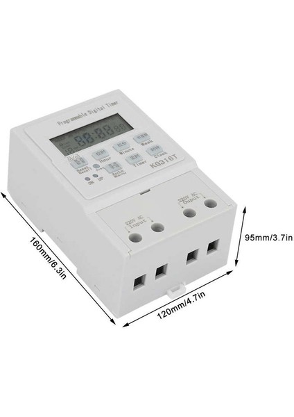 Dijital Zaman Anahtarları Manuel/otomatik Programlanabilir Zamanlayıcı KG316T Ac 220V Elektrikli Ev Aletlerinin Aydınlatılması Için Mikro Bilgisayar (Yurt Dışından) fırsatları
