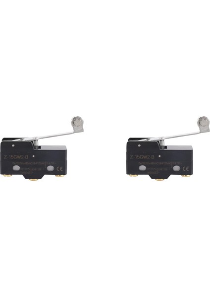 2x Panel Montajlı Uzun Menteşe Silindir Kolu Ac Dc Temel Mikro Anahtar Z-15GW2-B (Yurt Dışından) fiyatları