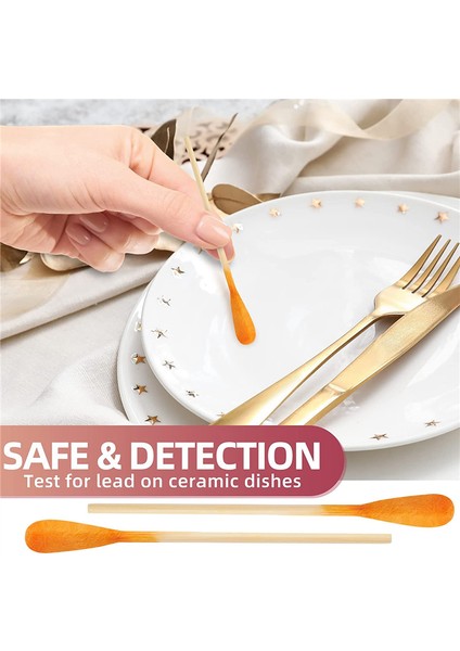 Kurşun Test Kiti Çubukları - Kurşun Boya Test Kiti, Ev Kullanımı Için Kurşun Kontrol Çubuğu, 30 Saniyede Test Sonuçları (30 Adet) (Yurt Dışından) fırsatları