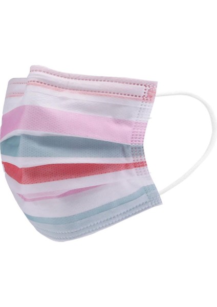 [bestgo]mesh Tek Kullanımlık Yüz Mesh Endüstriyel 3 Katlı Kulak Halkası 50PC (Yurt Dışından)