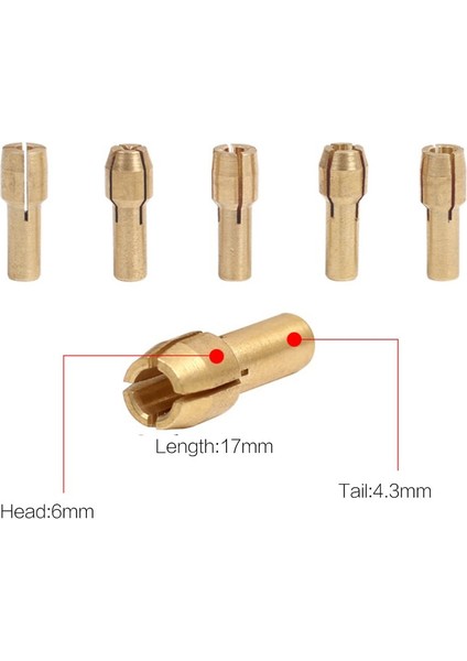 10 Pcs Mini Matkap Brcollet Chuck Seti Döner Alet Için Taşlama Chuck (Yurt Dışından) indirimleri
