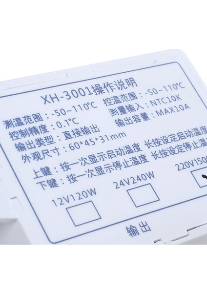 Adet 220V Ac Dijital LED Sıcaklık Kontrol Cihazı XH-W3001 (Yurt Dışından) indirimleri