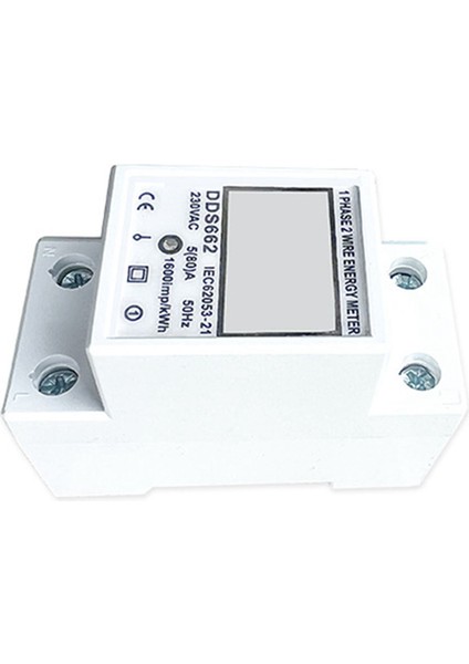 Din Raylı Dijital Tek Fazlı Sıfırlama Sıfır Enerji Ölçer Dijital Enerji Ölçer Ac 220 V Kwh Gerilim Akım Güç Tüketimi Ölçer B (Yurt Dışından) fiyatları