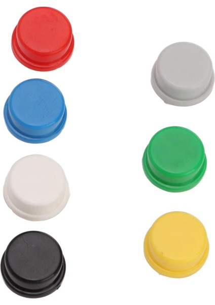 Basmalı Düğme Anahtarı Kapakları, Breadboard Için Profesyonel Dokunsal Basmalı Düğme Anahtarı Kapağı Yuvarlak (Yurt Dışından)