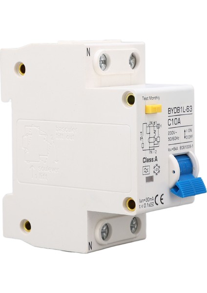 Ac Devre Kesici, 30MA Kaçak Koruma Akımı Aşırı Yük Koruma Anahtarı Ev Için Geniş Uygulama 1p+N (Yurt Dışından) fiyatları