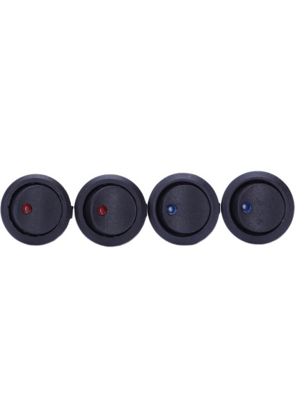 20 Adet 12V 20A Amper Açma/kapama/3 Poston Terminali Yuvarlak Rocker LED Geçiş Anahtarı Mavi ve Kırmızı (Yurt Dışından) fırsatları