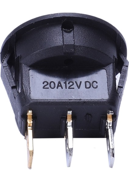 20 Adet 12V 20A Amper Açma/kapama/3 Poston Terminali Yuvarlak Rocker LED Geçiş Anahtarı Mavi ve Kırmızı (Yurt Dışından) indirimleri