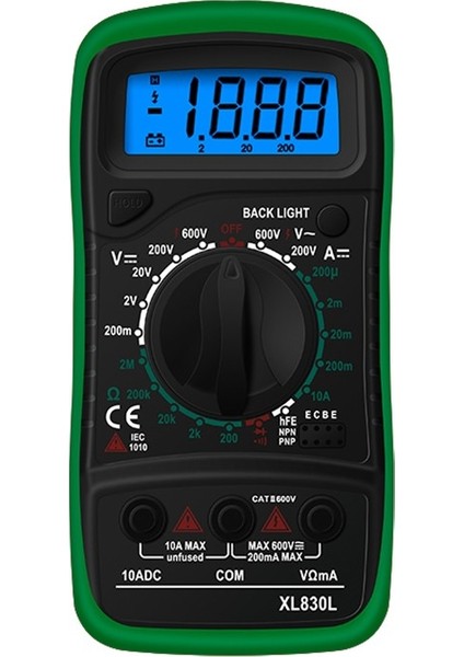 1999DIGITS Dc Gerilim XL830L Dijital Multimetre Dc Akım Multimetre Test Cihazı (Yurt Dışından) fiyatları