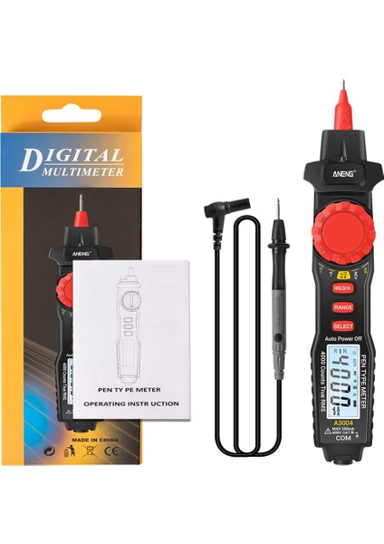 A3004 Dijital Multimetre Kalem 4000 Sayım Ac/dc Akım Ölçer Elektrikli El Tipi (Yurt Dışından) fiyatları