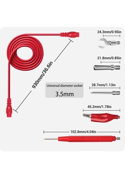 16'sı 1 Arada Multimetre Probları Standart Kitli Çok Fonksiyonlu Kombinasyon Hattı Seti - Çok Renkli (Yurt Dışından) modelleri