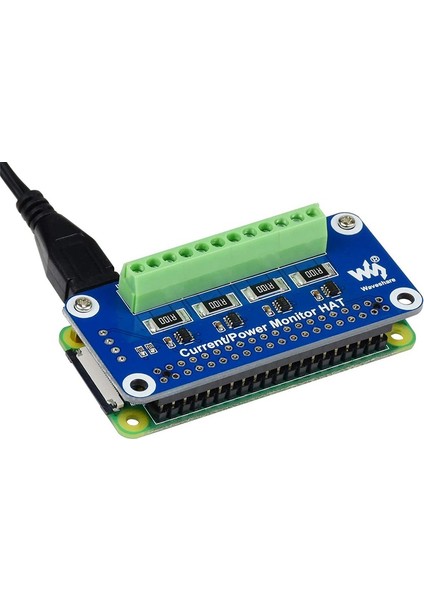 Raspberry Pi, I2C/SMBUS Için Waveshare 4 Kanallı Akım/gerilim/ Monitör Hat (Yurt Dışından) fırsatları