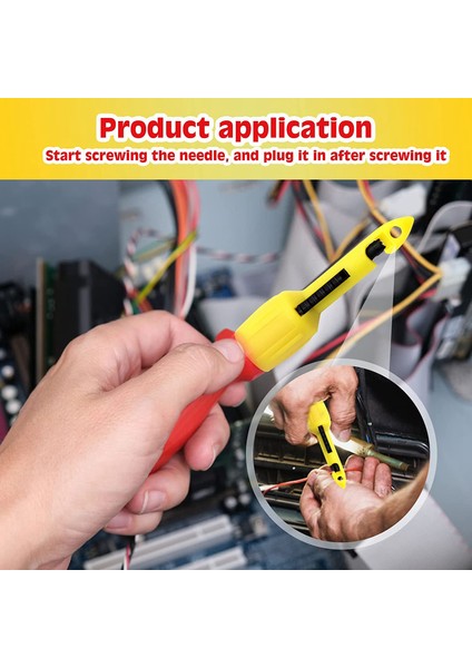 Adet Yalıtım Teli Piercing Klip Probu Delme Araçları Test Için Tespit Otomobil Elektrik Devre Metre Multimetre (Yurt Dışından) indirimleri
