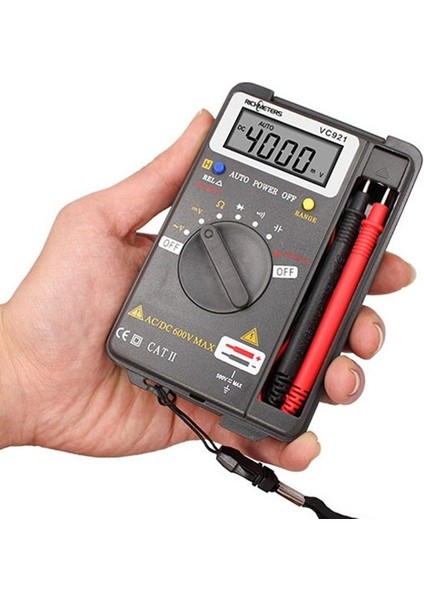 Akıllı Dijital Multimetre VC921 Mini LCD Ekran Multitester El Cep Votage Kapasite Direnci Frekans Test Cihazı Ampermetre Voltmetre Ohmmetre (Yurt Dışından) fırsatları