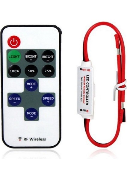 【ayak Kanepe】bali Sissi 12V Rf Kablosuz Uzaktan Kumandalı Anahtar Denetleyici Dimmer Mini LED Şerit Işık Yeni (Yurt Dışından)