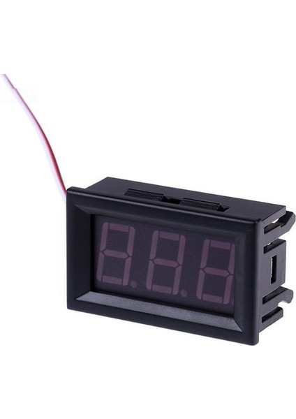 LED Dijital Ekran Paneli Iki Telli Dijital Voltmetre Araba Motoru Ters (Yurt Dışından)