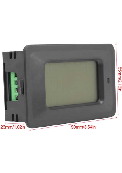 110-250V LCD Dijital Voltmetre Gerilim Ölçer Panel Metre Güç Akımı Monitörü (Yurt Dışından)