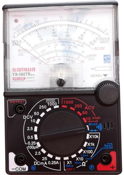 YX-360TRN Og Multimetre Plastik Gösterge Kabuğu Elektrikli Işaretçi Multitester - Siyah (Yurt Dışından)