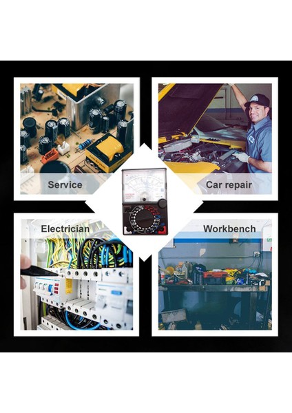 YX-360TRN Og Multimetre Plastik Gösterge Kabuğu Elektrikli Işaretçi Multitester - Siyah (Yurt Dışından) fırsatları