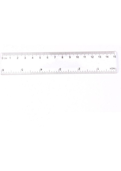 15CM/20CM/30CM Plastik Cetvel Reklam Cetveli Şeffaf Öğrenci Cetveli (Yurt Dışından)