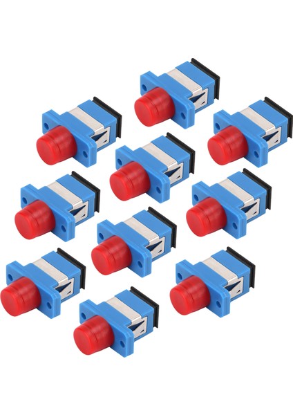 10 Adet Fiber Optik Adaptör Taşıyıcı Sınıfı Patch Cord Bağlayıcı Fc-Sc (Yurt Dışından)