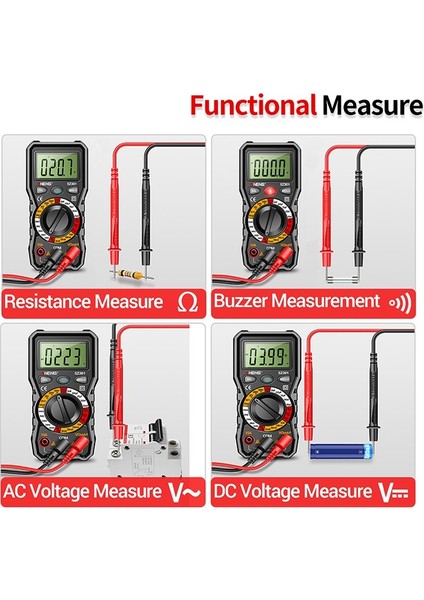Aneng SZ301 Dijital Multimetre 2000 Sayım Gerilim Test Cihazı Akım Ölçme Metre Aracı (Yurt Dışından) indirimleri