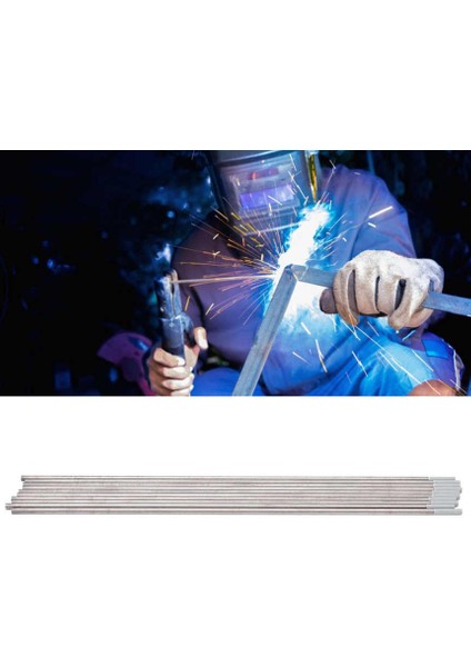 Kaynak Elektrodu 10 Adet 2mm WC20 Çubuk Tungsten Ark Iğnesi Ince Paslanmaz Çelik Gri (Yurt Dışından)