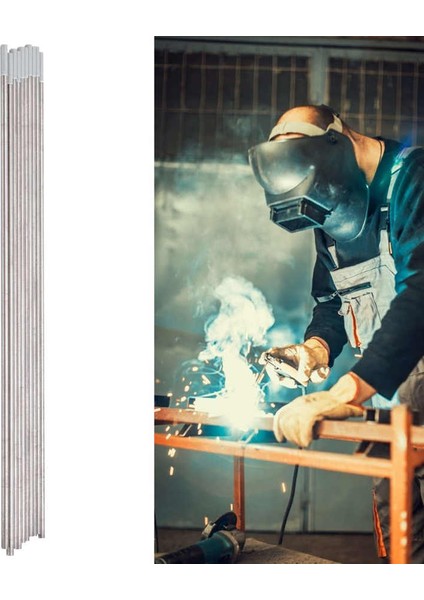 Kaynak Elektrodu 10 Adet 2mm WC20 Çubuk Tungsten Ark Iğnesi Ince Paslanmaz Çelik Gri (Yurt Dışından)