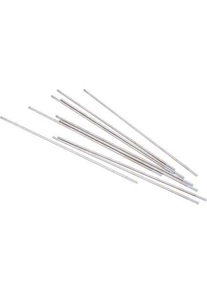 Kaynak Elektrodu 10 Adet 2mm WC20 Çubuk Tungsten Ark Iğnesi Ince Paslanmaz Çelik Gri (Yurt Dışından)