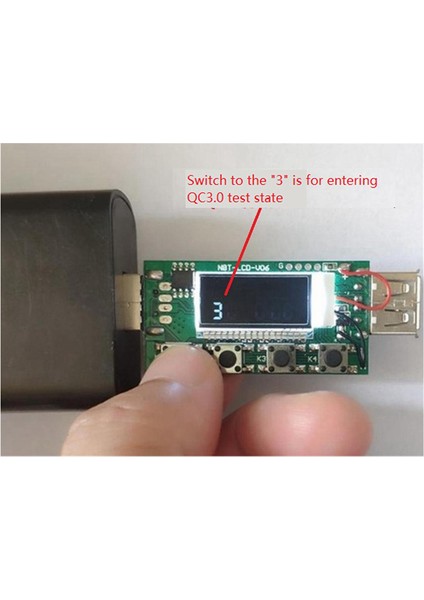 Qualcomm Qc2.0/qc3.0 Gerilim Akım Ölçer Telefonu Için 2x Qc Adaptör Test Cihazı Otomatik Algılama Test Cihazı (Yurt Dışından)