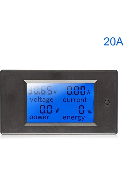 Dijital Güç Enerji Ölçer Dc Voltmetre Ampermetre Wattmetre Monitör Test Cihazı Siyah Dahili Şant (PZEM-031) (Yurt Dışından)