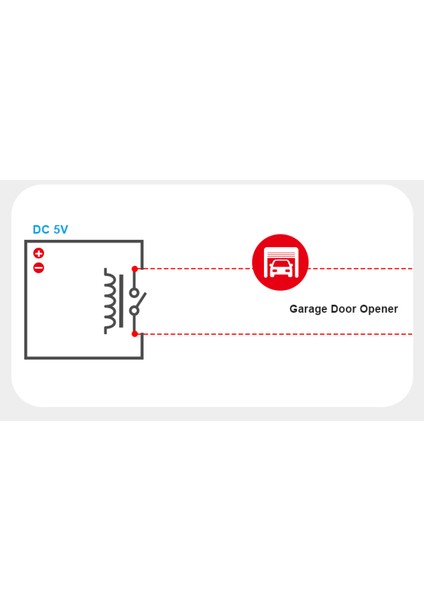 Sonoff RE5V1C - 5V Wifi Inching/kendinden Kilitlemeli Röle Modülü Google Home ile Çalışır【hazır Stok】 (Yurt Dışından)