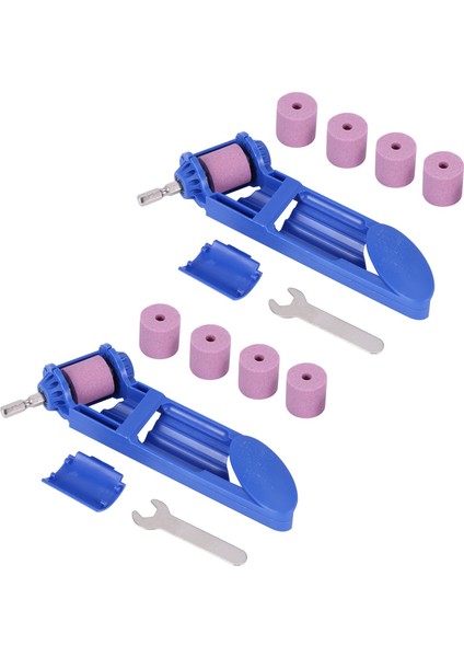 2x 2-12.5mm Matkap Ucu Kalemtıraş Taşınabilir Korindon Taşlama Korindon Dayanıklı Matkap Parlatma Öğütücü Aracı (Yurt Dışından) modelleri