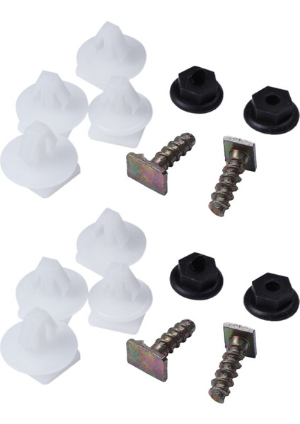 16 Adet Ön Tekerlek Arch Trim Klipler Vauxhall Corsa C Için Plastik Metal Vida Somunu Seti (Yurt Dışından) modelleri