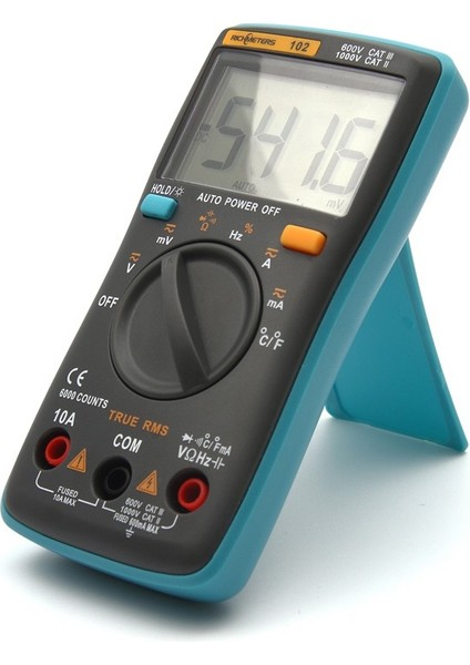 Dijital LCD Multimetre 6000 Sayım Dc/ac Ampermetre Voltmetre Ohm Volt Test Cihazı Gerilim Ölçer Sıcaklık Elektrik Test Cihazı (Yurt Dışından) fırsatları