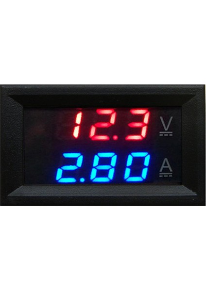 Ha Abd Dc 100 V Voltmetre Ampermetre Volt Amp Metre Ölçer 0ml 1/10/50/100A LED Çift Dijital LED Dijital Voltmetre Ampermetre (Yurt Dışından)