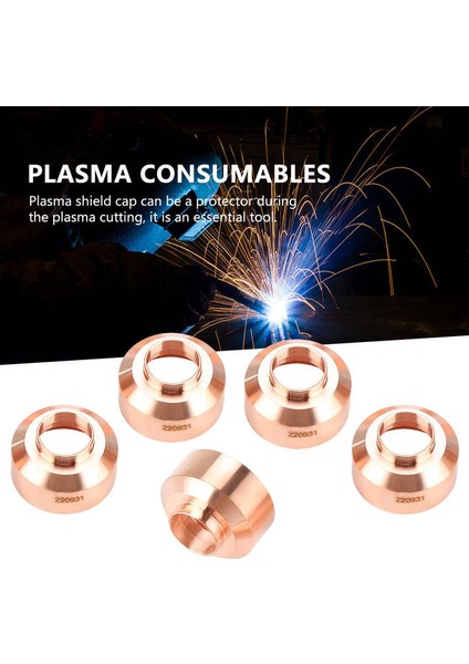 Adet Plazma Kesici Kalkan Kapağı Sarf Malzemeleri Kaynak Araçları 220931 MAX105 Için (Yurt Dışından) fiyatları