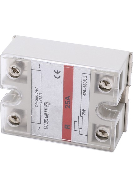 25A Katı Hal Röle Modülü Metal Soğutucu Ssvr Direnç Voltaj Regülatörü (Yurt Dışından)