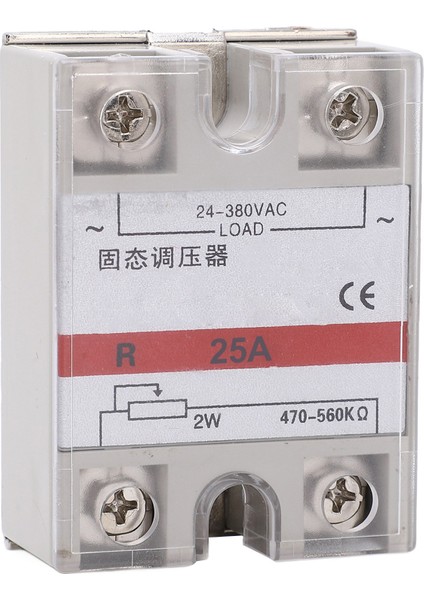 25A Katı Hal Röle Modülü Metal Soğutucu Ssvr Direnç Voltaj Regülatörü (Yurt Dışından) fiyatları