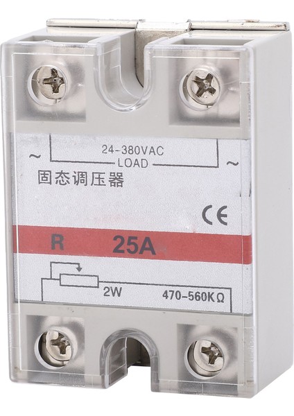 25A Katı Hal Röle Modülü Metal Soğutucu Ssvr Direnç Voltaj Regülatörü (Yurt Dışından) modelleri
