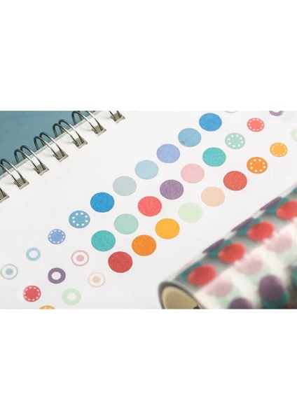 Dot Nokta Sticker Scrapbook, Scrapbooking Journal (200 Adet Nokta )