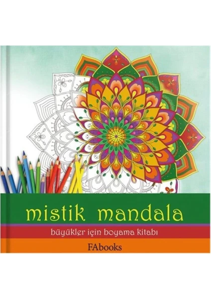 Mistik Mandala & Büyükler Için Boyama Kitabı