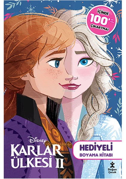 Disney Karlar Ülkesi 2 100+Çıkartma Hediyeli Boyama Kitabı