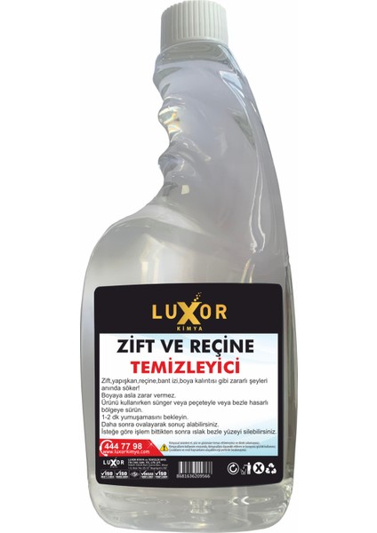 Zift ve Reçine Temizleyici 750 ml