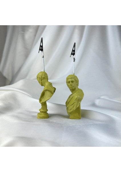 Küf Yeşili Michelangelo ve Brutus Heykel 2'li Not Tutucu Set Fotoğraf Tutucu fiyatları