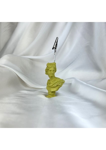 Küf Yeşili Apollo Heykel Not Tutucu Fotoğraf Tutucu