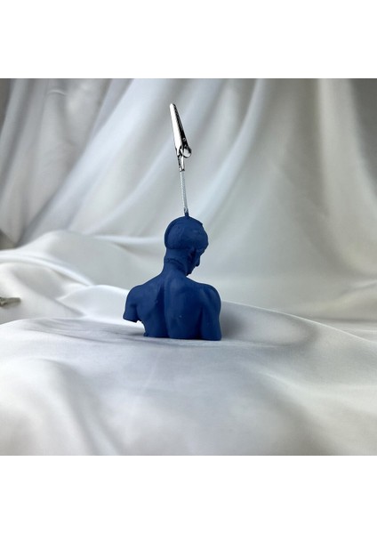 Gri Mavi Ares Heykel Not Tutucu Fotoğraf Tutucu modelleri