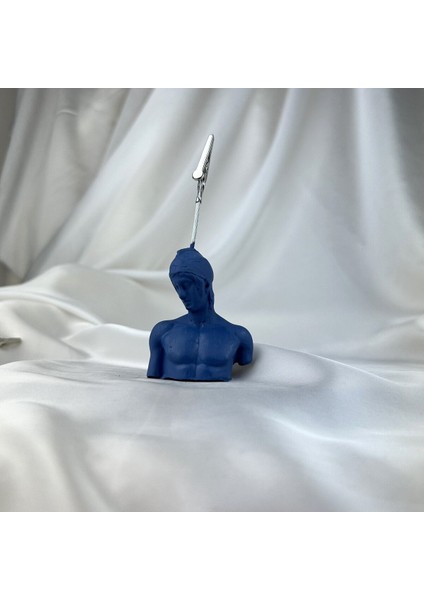 Gri Mavi Ares Heykel Not Tutucu Fotoğraf Tutucu indirimleri